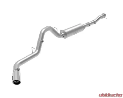 aFe Power Apollo GT Series 4in 409 Stainless Steel Catback Exhaust System with Polished Tips GM 2500 | 3500HD V8-6.6L L8T 2020-2024 49-44122-P - 49-44122-P