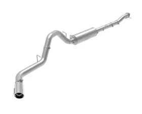 aFe Power Apollo GT Series 4in 409 Stainless Steel Catback Exhaust System with Polished Tips GM 2500 | 3500HD V8-6.6L L8T 2020-2024 49-44123-P