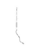 aFe Power Apollo GT Series 4in 409 Stainless Steel Catback Exhaust System with Polished Tips GM 2500 | 3500HD V8-6.6L L8T 2020-2024 49-44123-P                                     - 49-44123-P - Image 3