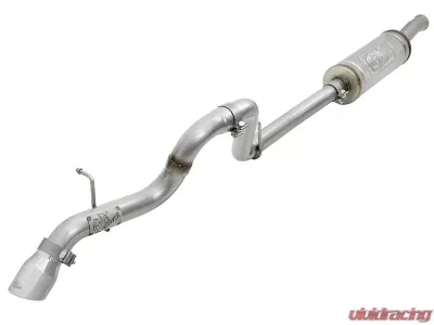 aFe Power Mach Force-XP Hi-Tuck 2-1/2" 409 Stainless Steel Catback Exhaust System with Polished Tips Jeep Wrangler JL V6-3.6L 2018-2024 - 49-48065-1P