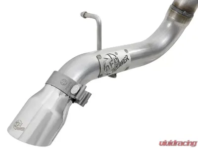 aFe Power Mach Force-XP Hi-Tuck 2-1/2" 409 Stainless Steel Catback Exhaust System with Polished Tips Jeep Wrangler JL V6-3.6L 2018-2024 - 49-48065-1P