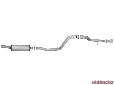 aFe Power Mach Force-XP Hi-Tuck 2-1/2" 409 Stainless Steel Catback Exhaust System with Polished Tips Jeep Wrangler JL V6-3.6L 2018-2024 - 49-48065-1P