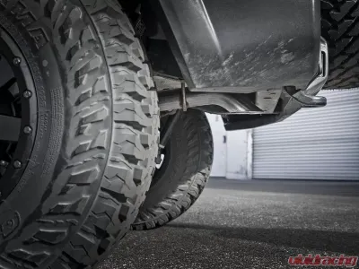 aFe Power Mach Force-XP Hi-Tuck 2-1/2" 409 Stainless Steel Catback Exhaust System without Tips Jeep Wrangler JL V6-3.6L 2018-2024 - 49-48065-1