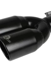 aFe Power Mach Force-Xp 409 Stainless Steel Clamp-on Exhaust Tip Black                                     - 49T25374-B12 - Image 4