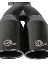aFe Power Mach Force-Xp 409 Stainless Steel Clamp-on Exhaust Tip Black                                     - 49T25374-B12 - Image 3