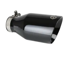 aFe Power Mach Force-Xp 409 Stainless Steel Clamp-on Exhaust Tip Black