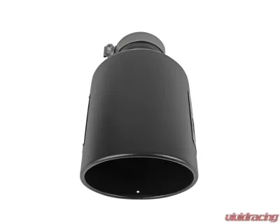 aFe Power Mach Force-Xp 409 Stainless Steel Clamp-on Exhaust Tip Black - 49T40801-B15