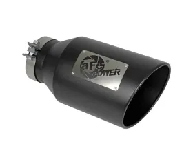 aFe Power Mach Force-Xp 409 Stainless Steel Clamp-on Exhaust Tip Black