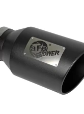 aFe Power Mach Force-Xp 409 Stainless Steel Clamp-on Exhaust Tip Black                                     - 49T50801-B15 - Image 5