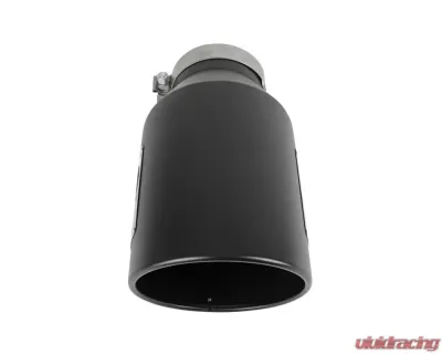 aFe Power Mach Force-Xp 409 Stainless Steel Clamp-on Exhaust Tip Black - 49T50801-B15