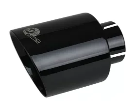 aFe Power Mach Force-Xp 409 Stainless Steel Clamp-on Exhaust Tip Black 2-1/2