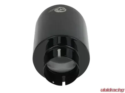 aFe Power Mach Force-Xp 409 Stainless Steel Clamp-on Exhaust Tip Black 2-1/2" Inlet x 4-1/2" Outlet x 7" L - 49T25454-B071