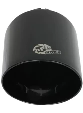 aFe Power Mach Force-Xp 409 Stainless Steel Clamp-on Exhaust Tip Black 2-1/2" Inlet x 4-1/2" Outlet x 7" L                                     - 49T25454-B071 - Image 4