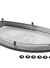 aFe Power Momentum Cold Air Intake System Replacement Sight Window - Oblong Black & Clear                                     - 59-06102 - Image 2