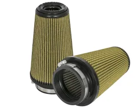 aFe Power Magnum FLOW Intake Replacement Air Filter w/ Pro GUARD7 Media (Pair) F-3-1/2 X B-5 X T-3-1/2 (Inverted) X H-8 IN