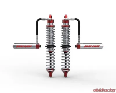 aFe Power Sway-A-Way 2.5 Front Coilover Kit with Remote Reservoirs and Compression Adjusters - 851-5600-01-CA