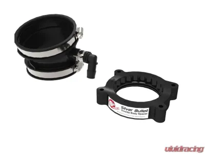 aFe Power Silver Bullet Throttle Body Spacer - Black Chevrolet Corvette C8 V8 6.2L 2020-2024-2023 - 46-34023B