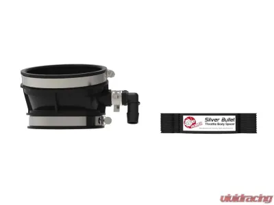 aFe Power Silver Bullet Throttle Body Spacer - Black Chevrolet Corvette C8 V8 6.2L 2020-2024-2023 - 46-34023B
