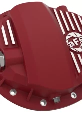 aFe Power Pro Series Rear Differential Red Cover w/ Machined Fins GM Truck 2019-2020                                     - 46-71140R - Image 2