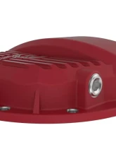 aFe Power Pro Series Rear Differential Red Cover w/ Machined Fins GM Truck 2019-2020                                     - 46-71140R - Image 4