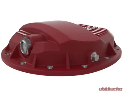 aFe Power Pro Series Rear Differential Red Cover w/ Machined Fins GM Truck 2019-2020 - 46-71140R