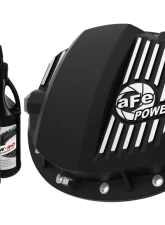 aFe Power Pro Series Rear Differential Black Cover w/ Machined Fins & Gear Oil GM Truck 2019-2020                                     - 46-71141B - Image 6