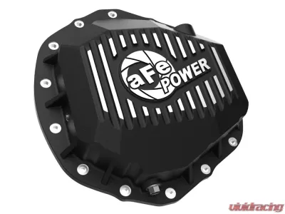 aFe Power Pro Series Rear Differential Black Cover w/ Machined Fins & Gear Oil GM Trucks 2020 - 46-71261B