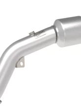 aFe Power Twisted Steel 3" Stainless Downpipe w/ Cat Audi A4 | A5 | Q5 2009-2016                                     - 48-36410-YC - Image 5