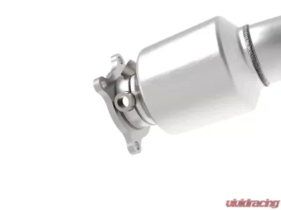 aFe Power Twisted Steel 3" Stainless Downpipe w/ Cat Audi A4 | A5 | Q5 2009-2016 - 48-36410-YC