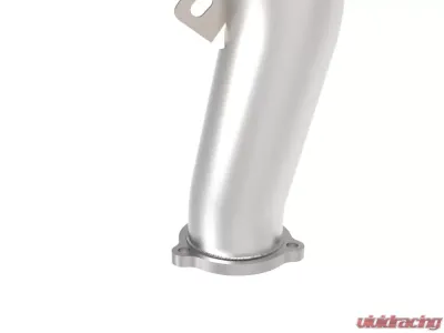 aFe Power Twisted Steel 3" Stainless Downpipe w/ Cat Audi A4 | A5 | Q5 2009-2016 - 48-36410-YC