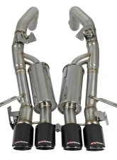 aFe Power Mach Force-Xp Axle-Back Exhaust System w/ Carbon Fiber Tips Chevrolet Corvette C7 V8 6.2L 2014-2019                                     - 49-34056-1C - Image 2