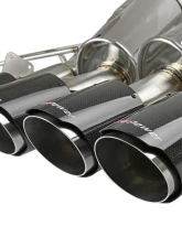 aFe Power Mach Force-XP Axle-Back Exhaust System w/ Carbon Fiber Tips Chevrolet Corvette Z06 C7 V8 6.2L 2015-2019                                     - 49-34082-1C - Image 3