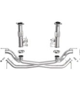 aFe Power Mach Force-XP 304 Stainless Steel Catback Exhaust without Muffler with Polished Tips No NPP Chevrolet Corvette C8 8-6.2L 2020-2024                                     - 49-34127NM-P - Image 2