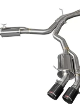 aFe Power Mach Force-XP Stainless Axle-Back Exhaust System w/ Carbon Fiber Tips Audi RS5 V6 2.9L 2018-2020                                     - 49-36427-C - Image 7