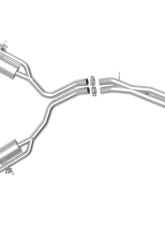 aFe Power Mach Force-XP Stainless Axle-Back Exhaust System w/ Carbon Fiber Tips Audi RS5 V6 2.9L 2018-2020                                     - 49-36427-C - Image 2