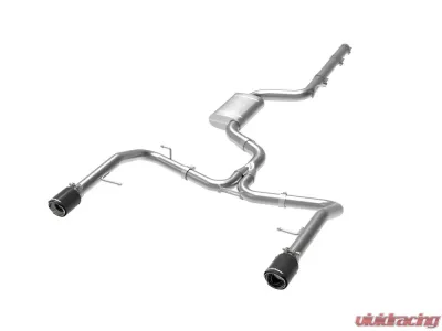 aFe Power Mach Force-XP Stainless Catback Exhaust System w/ Carbon Fiber Tips Volkswagen Jetta GLI L4 2.0L 2019-2020 - 49-36432-C