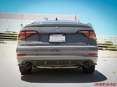 aFe Power Mach Force-XP Stainless Catback Exhaust System w/ Carbon Fiber Tips Volkswagen Jetta GLI L4 2.0L 2019-2020 - 49-36432-C