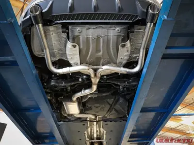 aFe Power Mach Force-XP Stainless Catback Exhaust System w/ Blue Flame Tips Volkswagen Jetta GLI L4 2.0L 2019-2020 - 49-36432-L