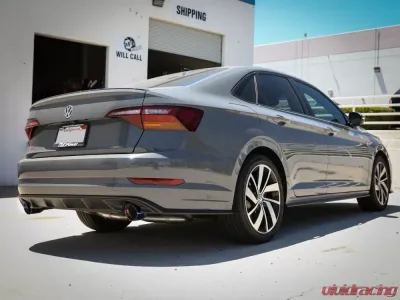 aFe Power Mach Force-XP Stainless Catback Exhaust System w/ Blue Flame Tips Volkswagen Jetta GLI L4 2.0L 2019-2020 - 49-36432-L