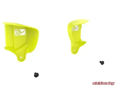 aFe Power Magnum FORCE Dynamic Air Scoop Yellow BMW M3 (F80) | M4 (F82/83) | S55 2015-2020 - 54-13032SE