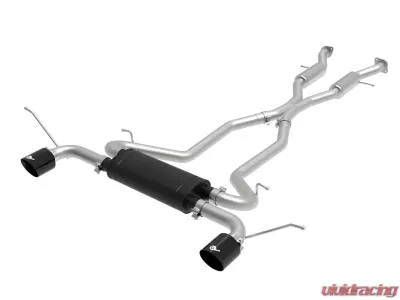 aFe Power Vulcan Series 3" 304 Stainless Steel Catback Exhaust System Black Jeep Grand Cherokee (WK2) 2014-2019 - 49-38085-B