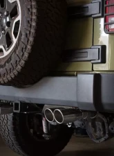 aFe Power Vulcan Series 2-1/2" 304 Stainless Steel Axle-Back Exhaust System Polished Jeep Wrangler (JK) 2007-2018                                     - 49-38086-P - Image 2