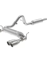 aFe Power Vulcan Series 2-1/2" 304 Stainless Steel Catback Exhaust System Polished Jeep Wrangler (JK) 2007-2018                                     - 49-38087-P - Image 3