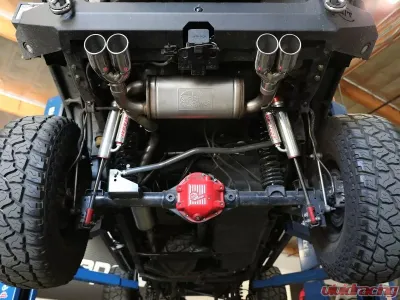 aFe Power Vulcan Series 2-1/2" 304 Stainless Steel Catback Exhaust System Polished Jeep Wrangler (JK) 2007-2018 - 49-38087-P