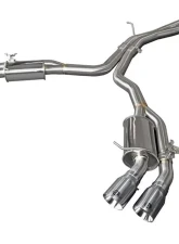 AFE Power Mach Force-Xp 3" to 2-1/2" 304 Stainless Steel Axle-Back Exhaust System for Audi RS5 2018-2020                                     - 49-36427-P - Image 3