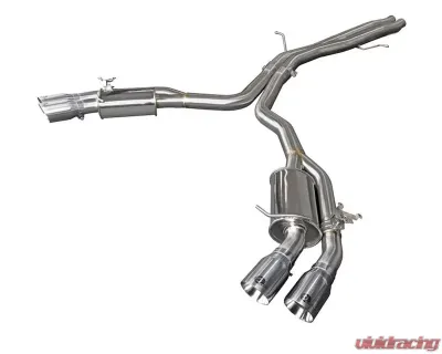 AFE Power Mach Force-Xp 3" to 2-1/2" 304 Stainless Steel Axle-Back Exhaust System for Audi RS5 2018-2020 - 49-36427-P