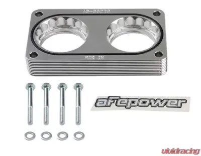 aFe Power Silver Bullet Throttle Body Spacer Silver Ford F-250|F-350 V10 2005-2010 - 46-33023