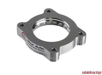 aFe Power Silver Bullet Throttle Body Spacer Silver GMC Sierra 1500 2007-2013 - 46-34019