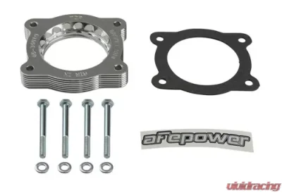 aFe Power Silver Bullet Throttle Body Spacer Silver GMC Sierra 1500 2007-2013 - 46-34019