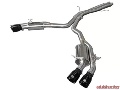 aFe Power Mach Force-Xp 3" to 2-1/2" 304 Stainless Steel Axle-Back Exhaust System Brushed Audi RS5 Coupe 2018-2020 - 49-36427-B